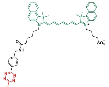 Me-tetrazine-ICG   甲基-四嗪·吲哚菁绿   荧光染料化合物