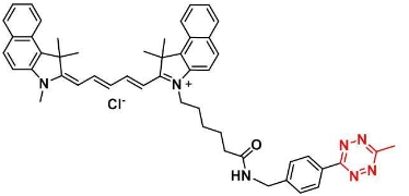 Me-tetrazine-Cyanine5.5   甲基-四嗪-Cy5.5   荧光染料化合物