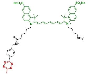 diSulfo-ICG Me-tetrazine   二磺酸-吲哚菁绿-甲基四嗪