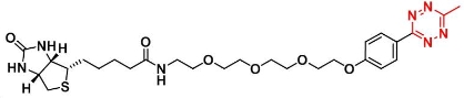 CAS: 1835759-81-3  Biotin-PEG4-methyltetrazine   生物素-四聚乙二醇-甲基四嗪