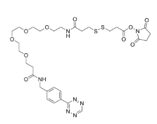  Tetrazine-PEG4-SS-NHS  四嗪-PEG4-二硫键-N-羟基琥珀酰亚胺    ADC linker   点击化学试剂