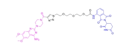 CAS:	2863635-02-1	α1A-AR Degrader 9c      PROTACs（蛋白降解靶向嵌合体）