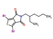 	1,3-二溴-5-乙基己基-4H-噻吩并(3,4-C)吡咯-4,6(5H)-二酮	  