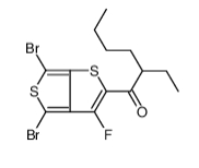 	1-(4,6-二溴-3-氟噻吩[3,4-b]噻吩-2-基)-2-乙基己酮	  