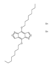 4,8-双(正辛氧基)-2,6-双(三甲基甲锡烷基)苯并[1,2-b:4,5-b']二噻吩	  