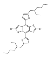 2,6-二溴-4,8-双(5-(2-乙基己基)噻吩-2-基)苯并【1,2-b：4,5-b'】二噻吩	  