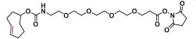 1613439-69-2    (4E)-TCO-PEG4-NHS ester   (4E)-反式环辛烯-四聚乙二醇-琥珀酰亚胺酯