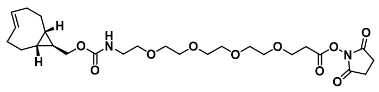 (4E)-TCO-CycP-PEG4-NHS ester   (4E)-反式环辛烯-CycP-四聚乙二醇-琥珀酰亚胺酯