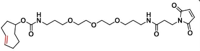 1609659-01-9   (4E)-TCO-PEG3-Maleimide    (4E)-反式环辛烯-三聚乙二醇-马来酰亚胺