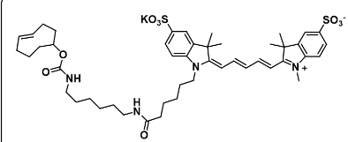Sulfo-Cy5-(4E)-TCO    磺酸-Cy5-(4E)-反式环辛烯