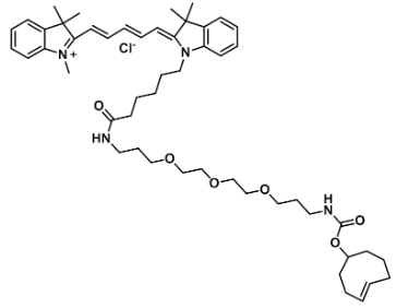 TCO-PEG3-Cyanine5    反式环辛烯-三聚乙二醇-Cy5