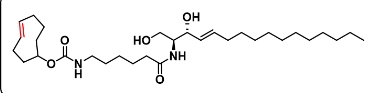1628040-31-2  (E)-Cyclooct-4-en-1-yl (6-(((2S,3R,E)-1,3-dih ydroxyoctadec-4-en-2-yl)amino)-6-oxohexyl) carbamate