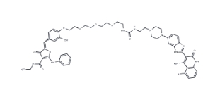 CAS:2759351-68-1	Dovitinib-RIBOTAC	化合物 Dovitinib-RIBOTAC