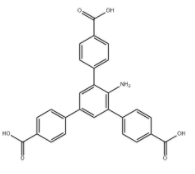 	2′-氨基- 5′- ( 4 -羧基苯基)-[ 1,1′: 3′,1″-三联苯基]-4,4″-二羧酸	 