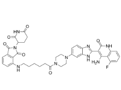 CAS:2732969-67-2	Pomalidomide-C5-Dovitinib	化合物 Pomalidomide-C5-Dovitinib
