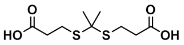 CAS:4265-59-2    3,3'-(丙烷-2,2-二基双(硫烷二基))二丙酸