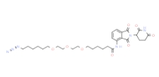 CAS:2300178-66-7	Pomalidomid-C6-PEG3-butyl-N3	泊马度胺C6-PEG3叠氮化丁酯