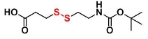 485800-27-9   Boc-NH-ethyl-SS-propionic acid   氨基叔丁酯-乙基-二硫键-丙酸