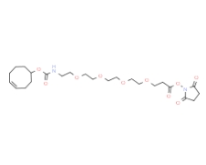CAS:1613439-69-2	TCO-PEG4-NHS ester	(4E)-反式环辛烯-四聚乙二醇-NHS 酯