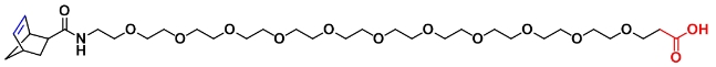 Norbornene-PEG11-Propionic acid    降冰片烯-十一聚乙二醇-丙酸