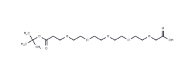 CAS:	2304558-22-1	Acid-C1-PEG5-Boc	叔丁酯-五聚乙二醇-亚甲基羧酸
