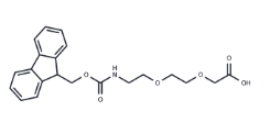 CAS:	166108-71-0	Fmoc-8-amino-3,6-dioxaoctanoic acid	[2-[2-(Fmoc-氨基)乙氧基]乙氧基]乙酸