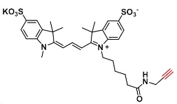 CAS:2055138-88-8   diSulfo-Cy3 alkyne   二磺酸-Cy3-炔基