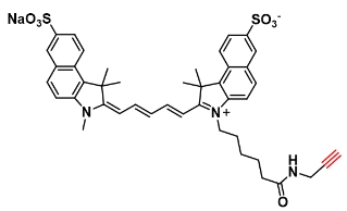diSulfo-Cy5.5 alkyne   二磺酸-Cy5.5-炔基  荧光标记试剂