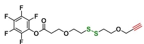1817735-30-0   Propargyl-PEG1-SS-PEG1-PFP ester     丙炔-单乙二醇-二硫键-单乙二醇-五氟苯酚酯