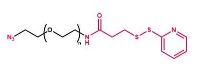 叠氮聚乙二醇巯基吡啶 N3-PEG-OPSS    巯基吡啶PEG叠氮   Azide-PEG-OPSS