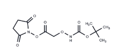 CAS:	80366-85-4	Boc-NH-O-C1-NHS ester	[(叔丁氧羰基氨基氧]乙酸N-琥珀酰亚胺酯