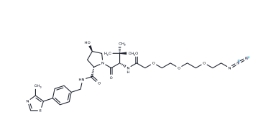 CAS:	1797406-80-4	(S,R,S)-AHPC-PEG3-N3	(S,R,S)-AHPC-三聚乙二醇-叠氮