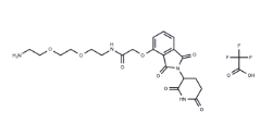 CAS:	1957235-75-4	Thalidomide-O-amido-PEG2-C2-NH2 TFA	沙利度胺-O-酰胺-二聚乙二醇-氨基三氟乙酸盐