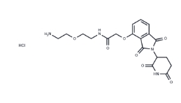 CAS:	2204226-02-6	Thalidomide-O-amido-PEG-C2-NH2 hydrochloride	萨力多胺-O-酰胺-一聚乙二醇-氨基盐酸盐