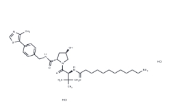 CAS:	2341796-75-4	(S,R,S)-AHPC-C10-NH2 dihydrochloride	(S,R,S)-AHPC-C10-NH2二盐酸盐