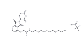 CAS:	1957236-21-3	Thalidomide-O-amido-PEG3-C2-NH2 TFA	化合物T7758