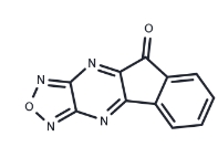 CAS:	67200-34-4	SMER3	9H-茚并[1,2-B][1,2,5]恶二唑并[3,4-E]吡嗪-9-酮