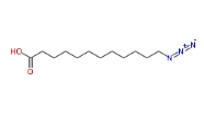 CAS:80667-36-3    Azido Myristic Acid   12-(Azido)lauric acid  叠氮肉豆蔻酸   点击化学试剂