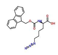1198791-53-5   Fmoc-D-Lys(N3)-OH    点击化学试剂