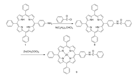 5-(4-苯甲酰亚胺基苯基)-10,15,20-三苯基卟啉 BATPPH2