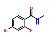 749927-69-3  4-溴-2-氟-N-甲基苯甲酰胺  Benzamide,4-bromo-2-fluoro-N-methyl-   含氟医药中间体