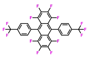 1067426-44-1  1,2,3,4,5,6,7,8-Octafluoro-9,10-bis[4-(trifluoromethyl)phenyl]anthracene 有机含氟材料  含氟电子化学品