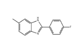 CAS:859732-41-5	2-(4-氟-苯基)-5-甲基-1H-苯并咪唑	2-(4-Fluorophenyl)-6-Methyl-1H-Benzimidazole