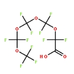 39492-90-5   直链全氟聚醚氟碳酸   3,5,7,9-Tetraoxadecanoicacid  含氟表面活性剂