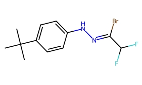 2757400-24-9  N-[4-(1,1-Dimethylethyl)phenyl]-2,2-difluoroethanehydrazonoyl bromide 含氟砌块