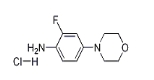 CAS:1187582-49-5	2-氟-4-(4-吗啉基)苯胺盐酸盐	2-Fluoro-4-Morpholinoaniline Hydrochloride