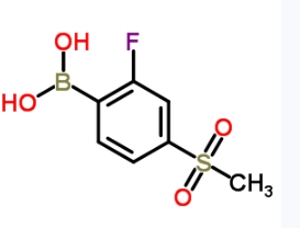 CAS:957060-85-4	2-氟-4-(甲基磺酰基)苯硼酸	2-Fluoro-4-(Methylsulfonyl)Phenylboronic Acid