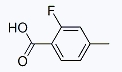 CAS:7697-23-6	2-氟-4-甲基苯甲酸	2-Fluoro-4-Methylbenzoic Acid
