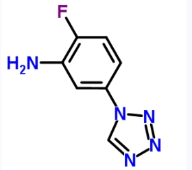CAS:924871-22-7	2-氟-5-(1H-1,2,3,4-四唑-1-基)苯胺	2-Fluoro-5-(Tetrazol-1-Yl)Aniline