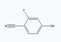 CAS:82380-18-5	2-氟-4-羟基苯腈	2-Fluoro-4-Hydroxybenzonitrile